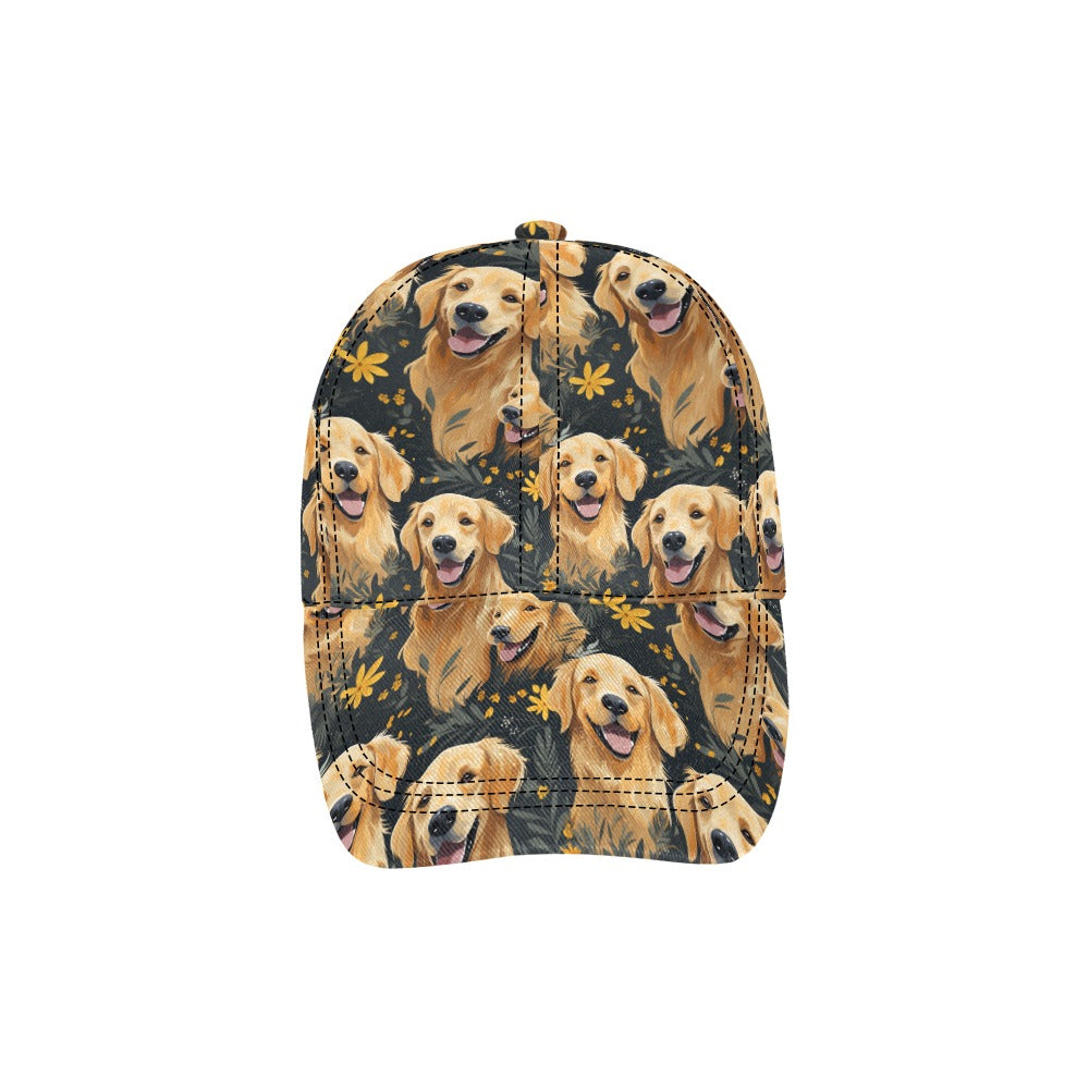 Golden Retriever All Over Print Mom and Dad Cap #Dogs #GoldenRetriever