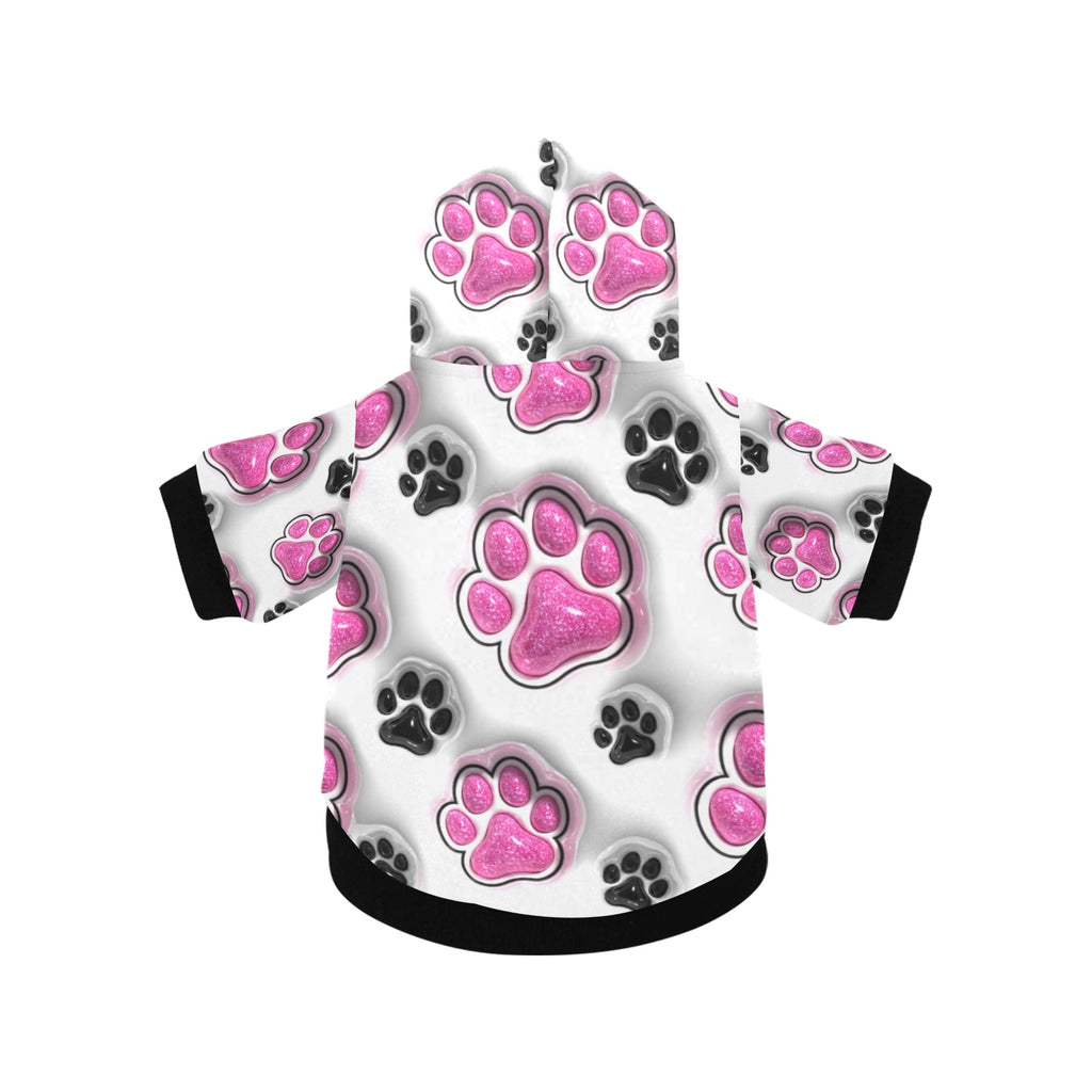 Paw Paw All Over Print Pet Dog Hoodie