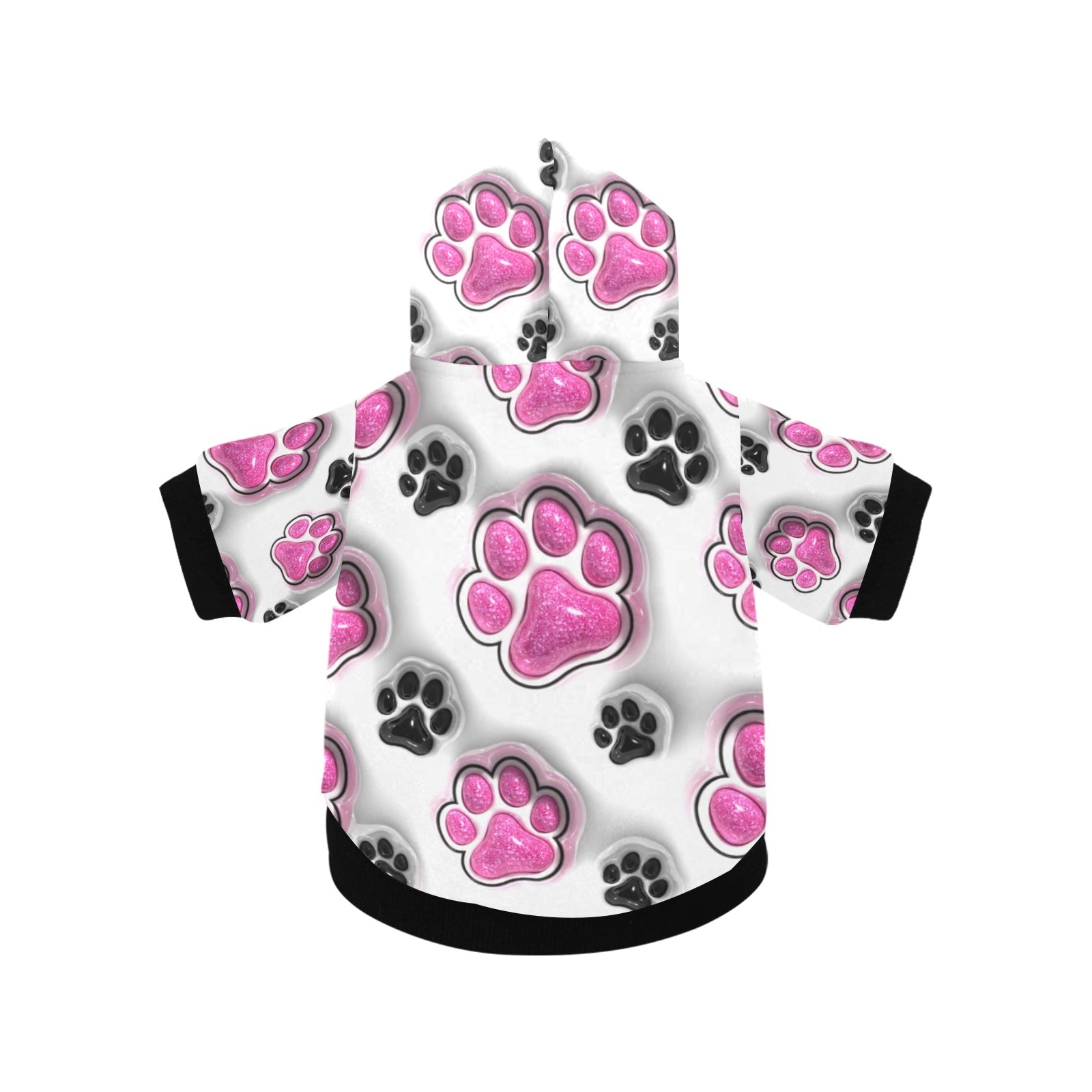 Paw Paw All Over Print Pet Dog Hoodie